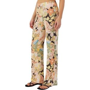 O’NEILL Floral Casual Wide Leg Pants Size Large